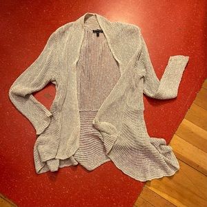 Eileen Fisher organic linen open weave cardigan. Gorgeous.Goes with everything.